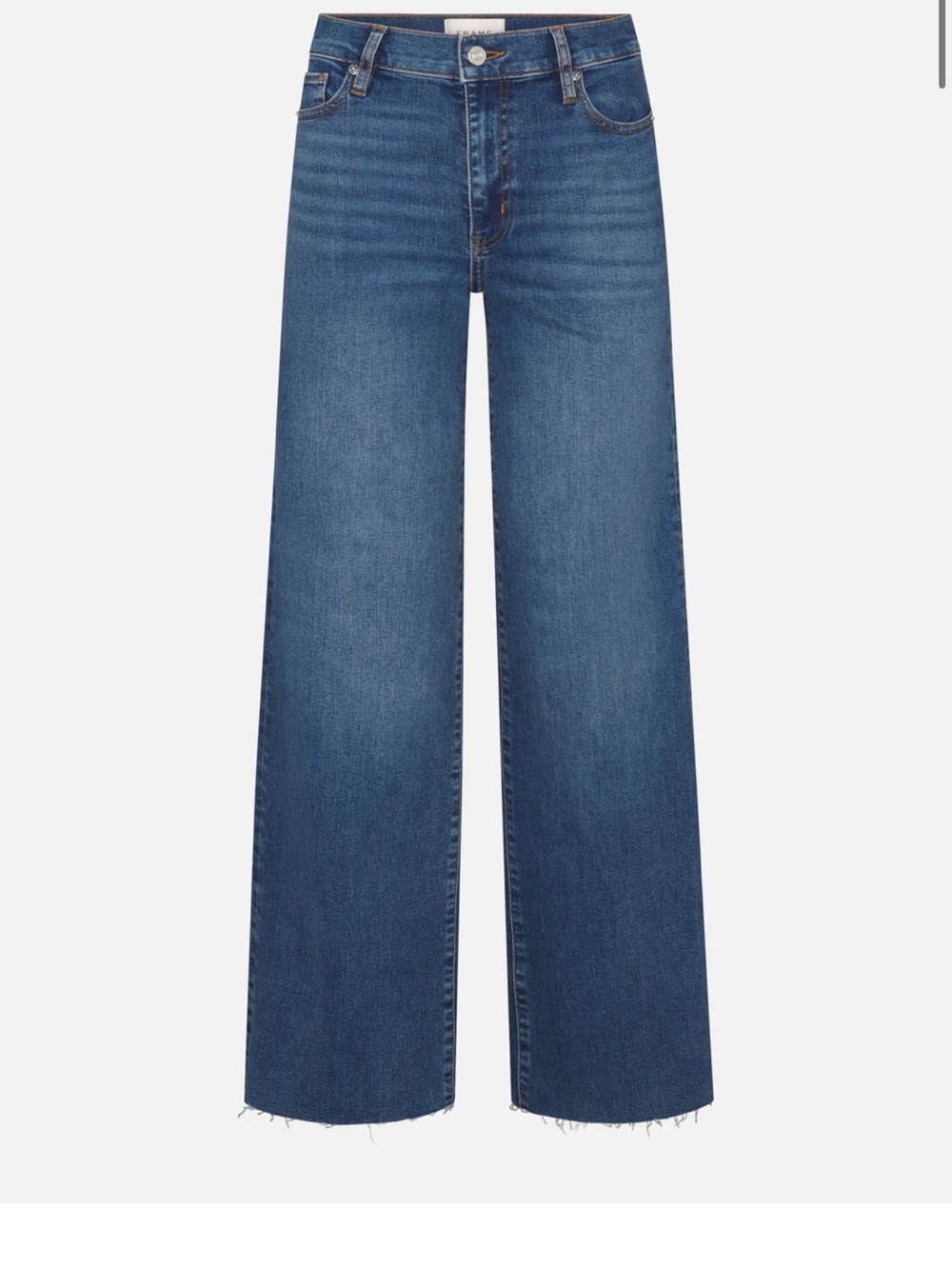 Frame Denim Le Slim Palazzo Blue Jeans